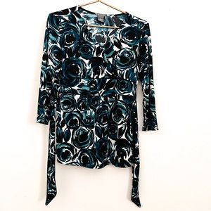 Ann Taylor medium floral blouse